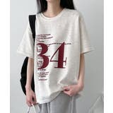 オーバーサイズ ナンバリングTシャツ | VIVID LADY | 詳細画像3