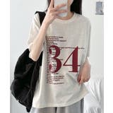 オーバーサイズ ナンバリングTシャツ | VIVID LADY | 詳細画像5