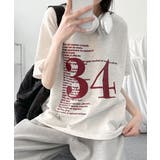 オーバーサイズ ナンバリングTシャツ | VIVID LADY | 詳細画像6