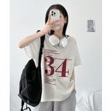 オーバーサイズ ナンバリングTシャツ | VIVID LADY | 詳細画像7