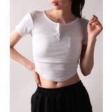 リブヘンリーネック半袖Tシャツ | VIVID LADY | 詳細画像18