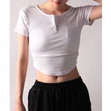 リブヘンリーネック半袖Tシャツ | VIVID LADY | 詳細画像23