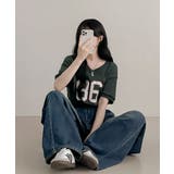 Vネッククロップド半袖トレーナー | VIVID LADY | 詳細画像15 