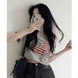 オフショルダー クロップド半袖Tシャツ | VIVID LADY | 詳細画像10