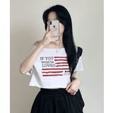 オフショルダー クロップド半袖Tシャツ | VIVID LADY | 詳細画像4