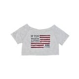 オフショルダー クロップド半袖Tシャツ | VIVID LADY | 詳細画像18