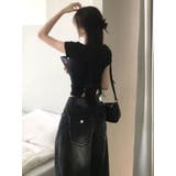 バックレースアップ クロップドTシャツ | VIVID LADY | 詳細画像11