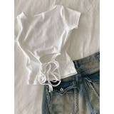 バックレースアップ クロップドTシャツ | VIVID LADY | 詳細画像19