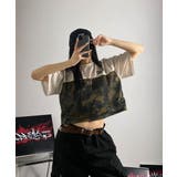 メッシュ切り替えカモフラージュTシャツ | VIVID LADY | 詳細画像15