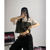メッシュ切り替えカモフラージュTシャツ | VIVID LADY | 詳細画像18
