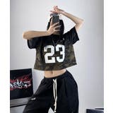 メッシュ切り替えカモフラージュTシャツ | VIVID LADY | 詳細画像5