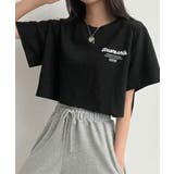 バックプリント クロップドTシャツ | VIVID LADY | 詳細画像3
