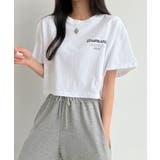 バックプリント クロップドTシャツ | VIVID LADY | 詳細画像13