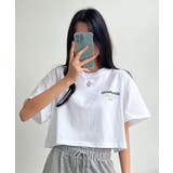 バックプリント クロップドTシャツ | VIVID LADY | 詳細画像16