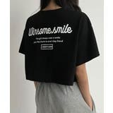 バックプリント クロップドTシャツ | VIVID LADY | 詳細画像1