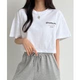 バックプリント クロップドTシャツ | VIVID LADY | 詳細画像9
