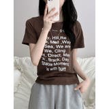 フロント文字プリント半袖Tシャツ | VIVID LADY | 詳細画像10