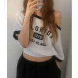 ボートネックオフショル 半袖トレーナー | VIVID LADY | 詳細画像5