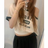 ボートネックオフショル 半袖トレーナー | VIVID LADY | 詳細画像9