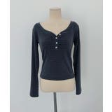 ボーダー柄Vネックヘンリーネックトップス | VIVID LADY | 詳細画像20