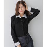 フェイクレイヤードシャツ風カーディガン | VIVID LADY | 詳細画像13