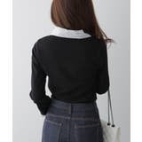 フェイクレイヤードシャツ風カーディガン | VIVID LADY | 詳細画像15