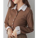 フェイクレイヤードシャツ風カーディガン | VIVID LADY | 詳細画像22