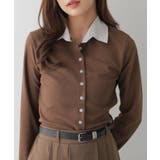 フェイクレイヤードシャツ風カーディガン | VIVID LADY | 詳細画像24