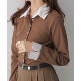 フェイクレイヤードシャツ風カーディガン | VIVID LADY | 詳細画像26