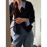 フェイクレイヤードシャツ風カーディガン | VIVID LADY | 詳細画像38