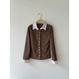 フェイクレイヤードシャツ風カーディガン | VIVID LADY | 詳細画像55