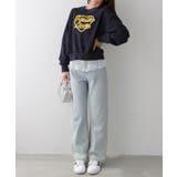 ハート刺繍ロゴスウェットトップス | VIVID LADY | 詳細画像12