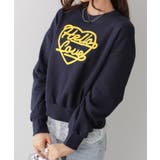 ハート刺繍ロゴスウェットトップス | VIVID LADY | 詳細画像1