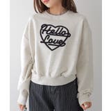 ハート刺繍ロゴスウェットトップス | VIVID LADY | 詳細画像16