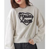 ハート刺繍ロゴスウェットトップス | VIVID LADY | 詳細画像19