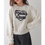 ハート刺繍ロゴスウェットトップス | VIVID LADY | 詳細画像21