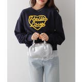 ハート刺繍ロゴスウェットトップス | VIVID LADY | 詳細画像7