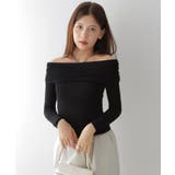 ドレープオフショルダートップス | VIVID LADY | 詳細画像3 