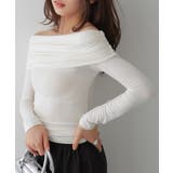 ドレープオフショルダートップス | VIVID LADY | 詳細画像17 