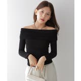 ドレープオフショルダートップス | VIVID LADY | 詳細画像2 