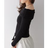 ドレープオフショルダートップス | VIVID LADY | 詳細画像4 