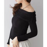 ドレープオフショルダートップス | VIVID LADY | 詳細画像5 