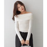 ドレープオフショルダートップス | VIVID LADY | 詳細画像8 