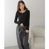 ヘンリーネックリブトップス | VIVID LADY | 詳細画像15