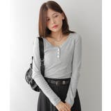 ヘンリーネックリブトップス | VIVID LADY | 詳細画像3