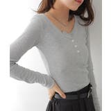 ヘンリーネックリブトップス | VIVID LADY | 詳細画像4