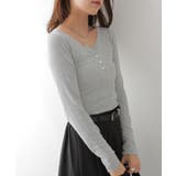 ヘンリーネックリブトップス | VIVID LADY | 詳細画像5