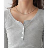 ヘンリーネックリブトップス | VIVID LADY | 詳細画像7