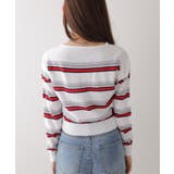 ミックスボーダーVネックカーディガン | VIVID LADY | 詳細画像20