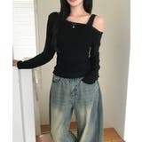 アシンメトリーワンショルダートップス | VIVID LADY | 詳細画像20 